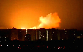 Iskander nad Kijowem, atak rakietowy nad obwodem kijowskim
